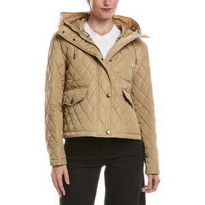 Burberry Womens  Pembroke Quilted Jacket, Tan